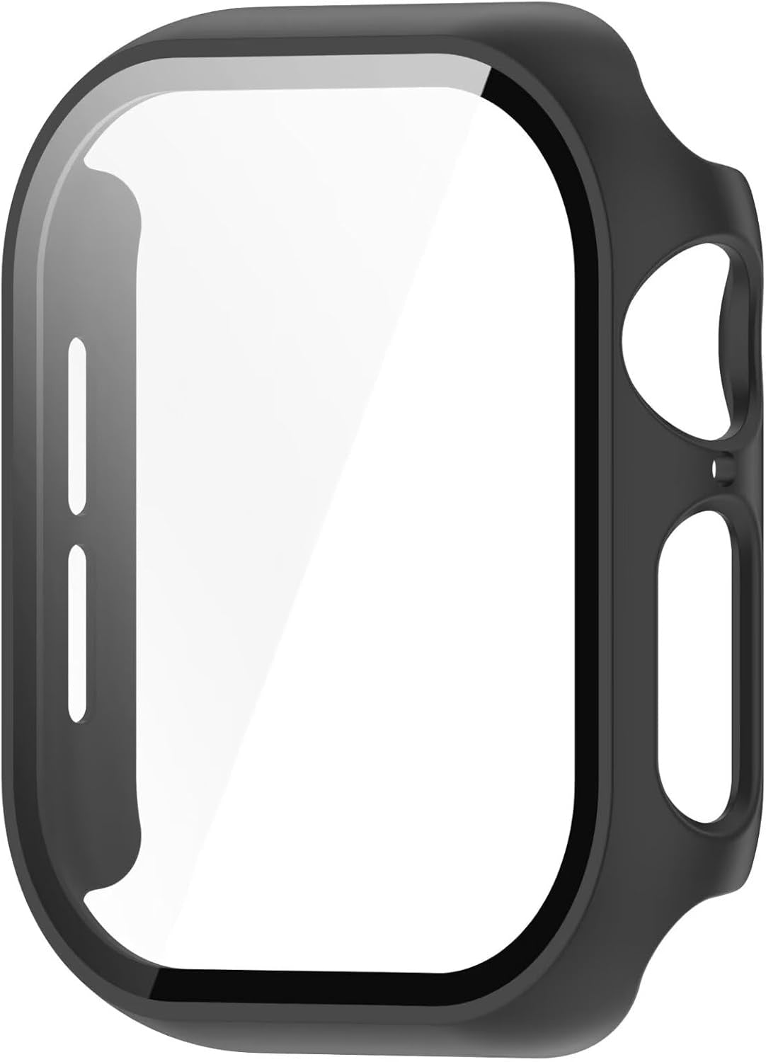 Apple Watch 11 hard case met glas (zwart)
