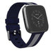 Apple Watch geweven nylon gesp band (blauw/grijs)