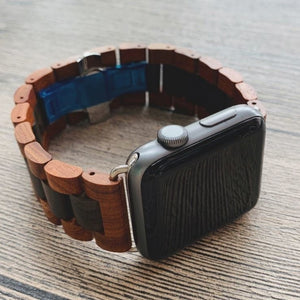 apple-watch-houten-bandje-bruinrood-zwart-3