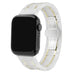 Apple Watch keramiek stalen band (wit/goud)