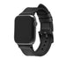 Apple Watch leren hybrid gesp bandje (zwart)