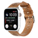 Apple Watch leren bandje patroon (bruin)