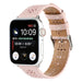 Apple Watch leren bandje patroon (roze)