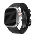 Bandz Apple Watch Silicone Strap 'Luxe Liquid' (Black With Black)