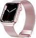 Apple Watch Milanees bandje (rosé pink)