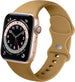 Apple Watch siliconen bandje (walnoot)