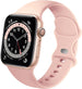Apple Watch siliconen bandje (Antiek roze)
