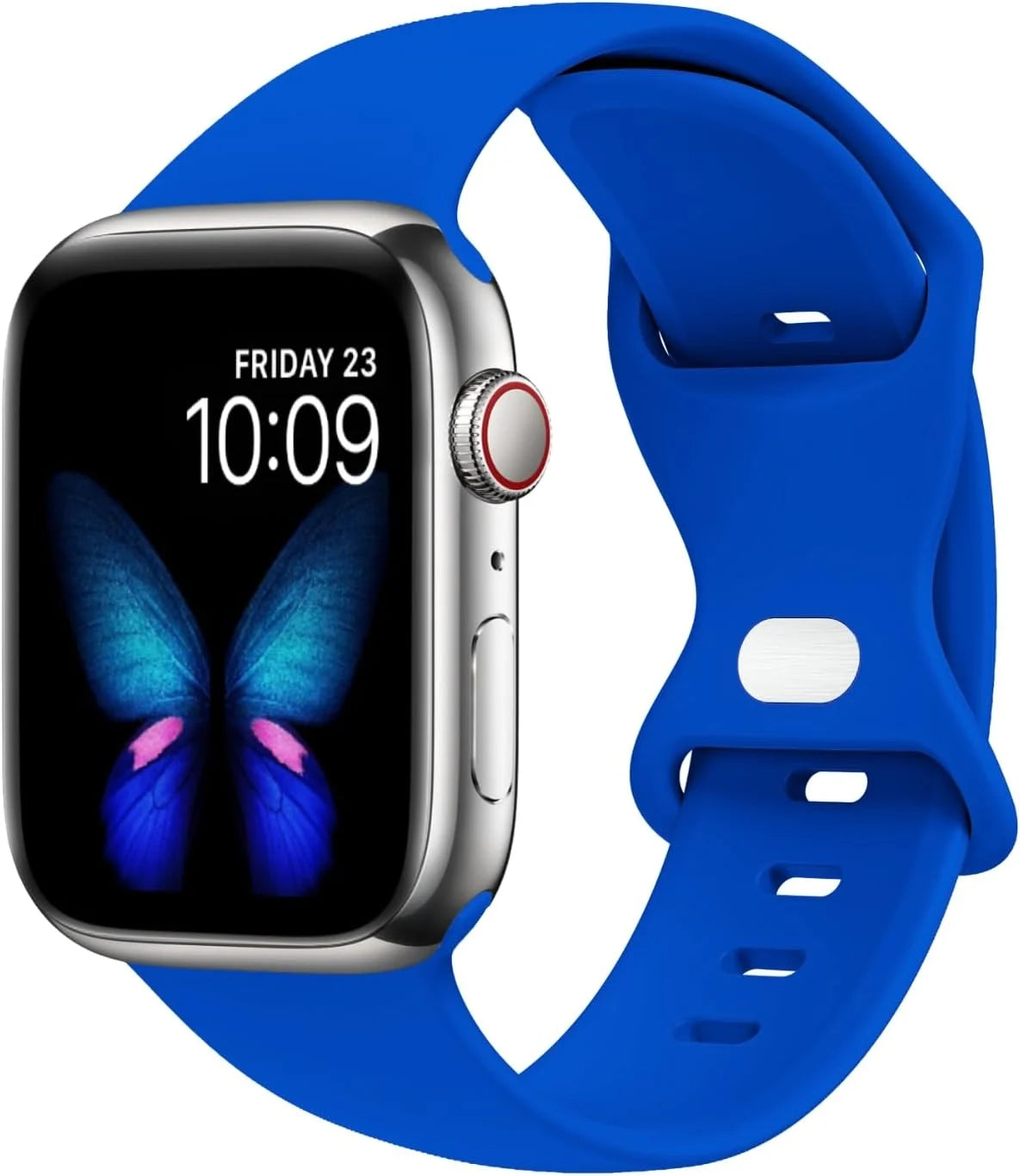 Apple Watch siliconen bandje (blauw)