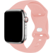 Apple Watch siliconen bandje (lichtroze)