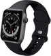 Apple Watch siliconen bandje (zwart)
