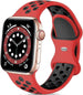 Apple Watch sport bandje (rood/zwart)