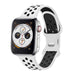 Apple Watch sport bandje (wit/zwart)