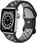 Apple Watch sport bandje (zwart/grijs)