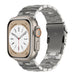 Apple Watch titanium grain band (zilver)