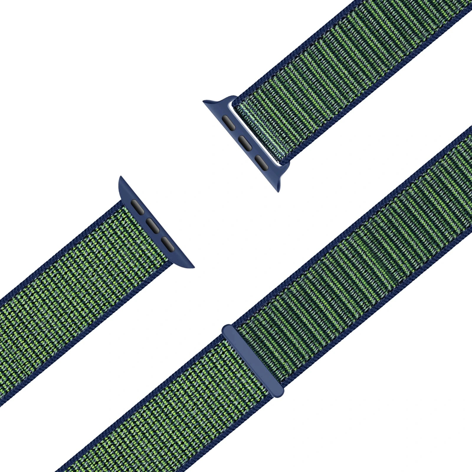 Bandz Apple Watch nylon band 'Classic' (mist groen)