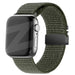 Bandz Apple Watch nylon band 'Classic' met P-buckle (legergroen)