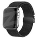 Bandz Apple Watch nylon band 'Classic' met P-buckle (zwart)
