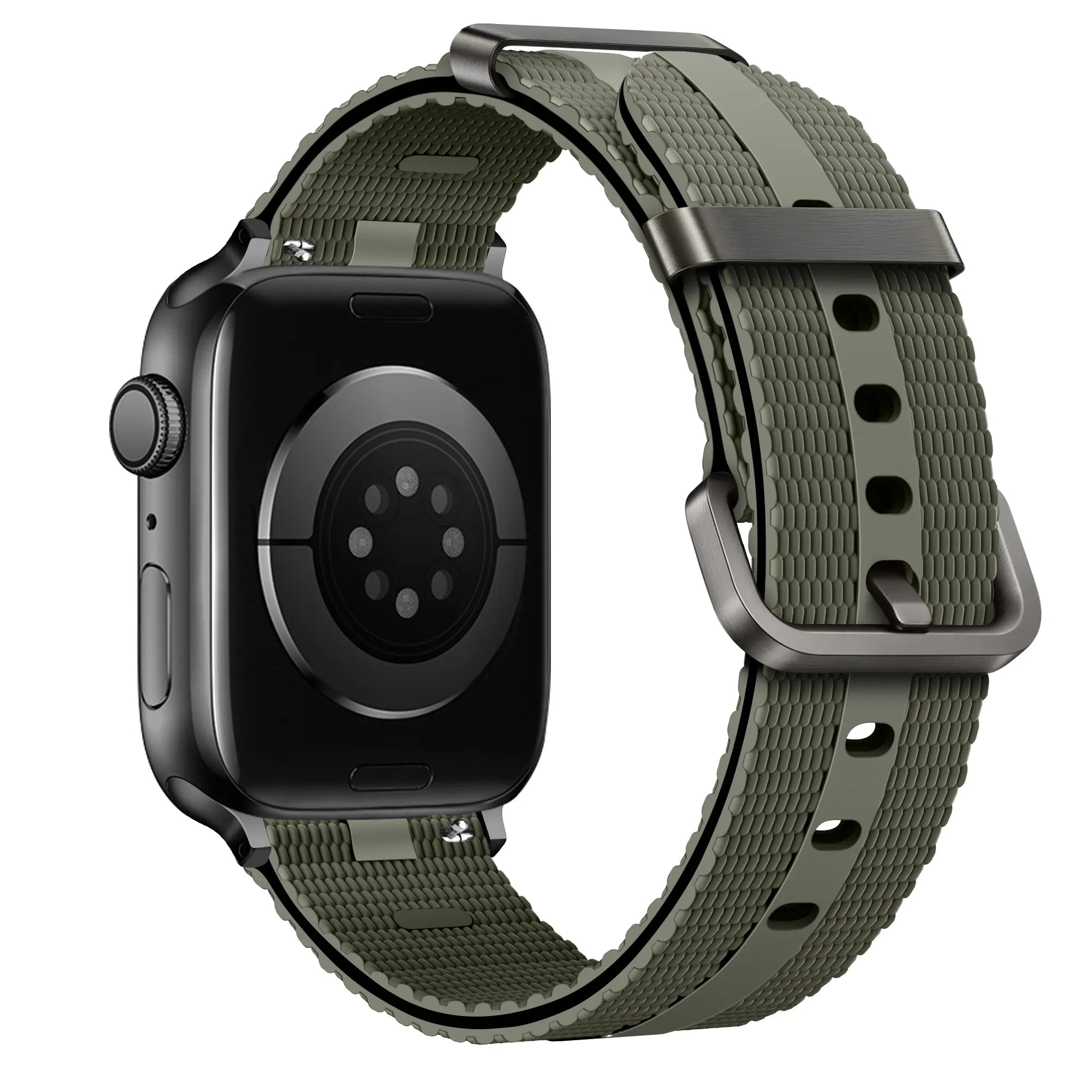Apple Watch siliconen active band (legergroen)