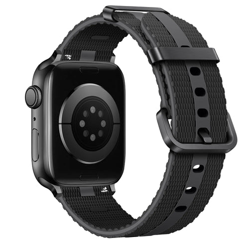 Apple Watch siliconen active band (zwart)