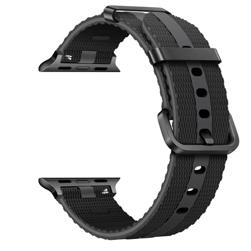 Apple Watch siliconen active band (zwart)