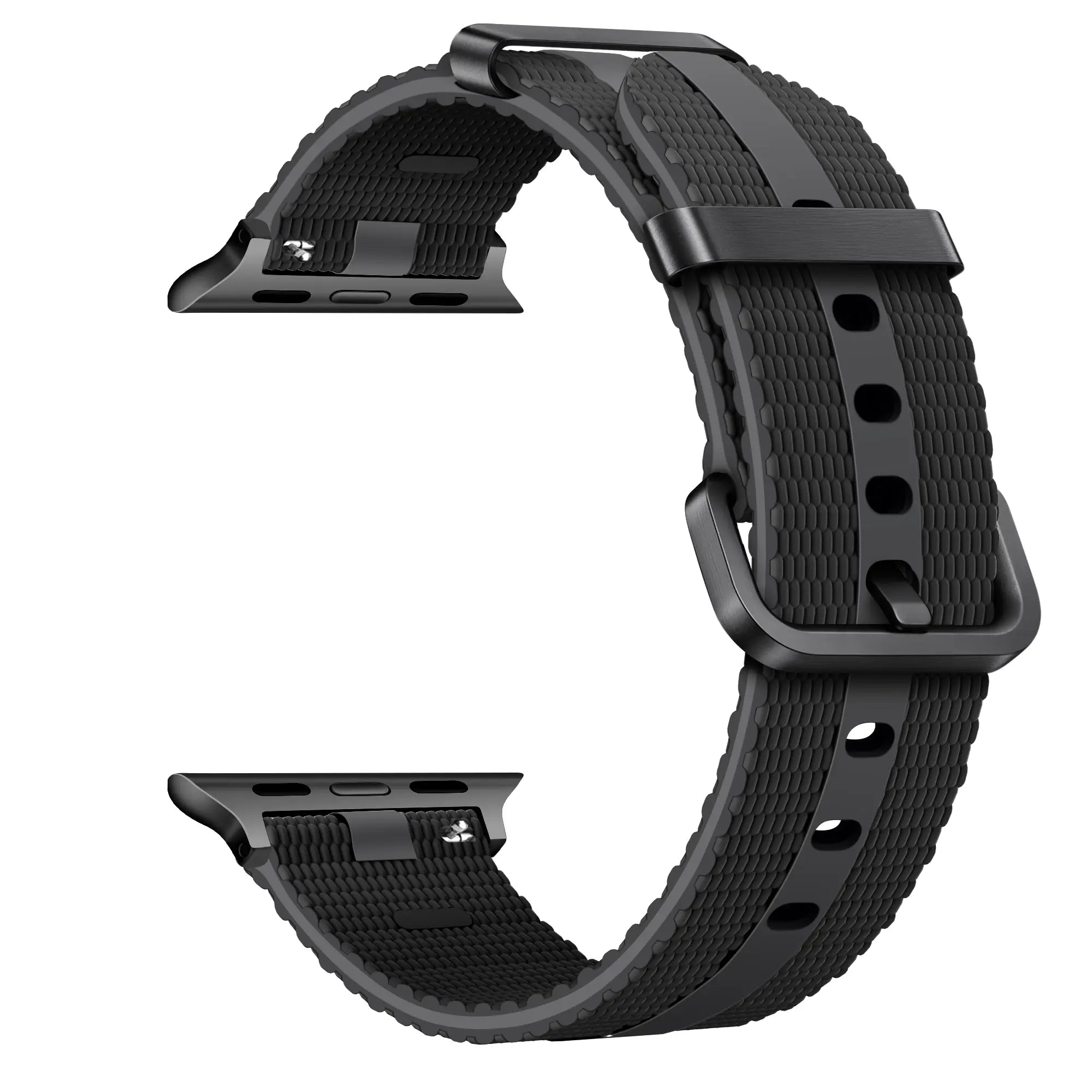 Apple Watch siliconen active band (zwart)