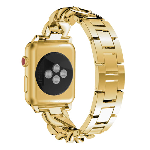 Bandz Apple Watch chain diamond band (goud)