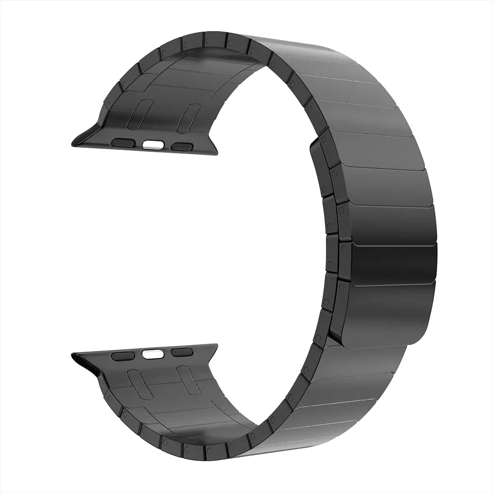 Apple Watch premium magnetische stalen band (zwart)