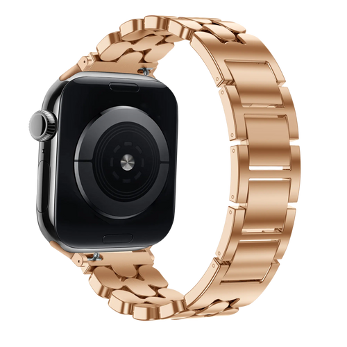 Bandz Apple Watch stalen band 'Oval' (roségoud)