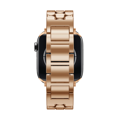 Bandz Apple Watch stalen band 'Oval' (roségoud)