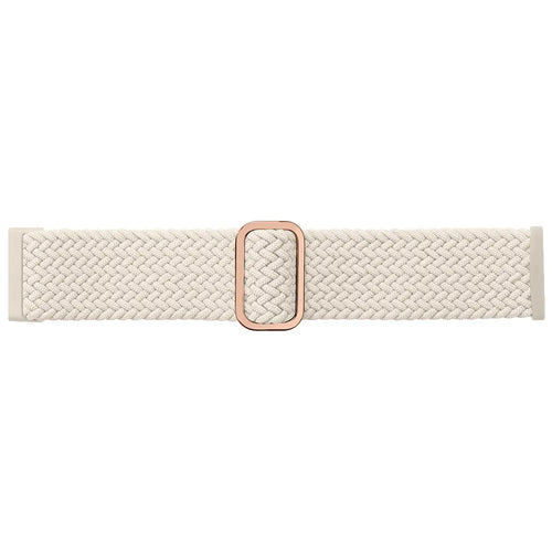 Fitbit Versa 4 Adjustable Woven Strap (Beige)