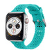 Apple Watch siliconen bandje met patroon (turquoise)