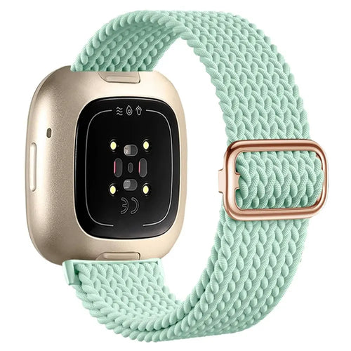Fitbit Sense Adjustable Woven Strap (Aqua)