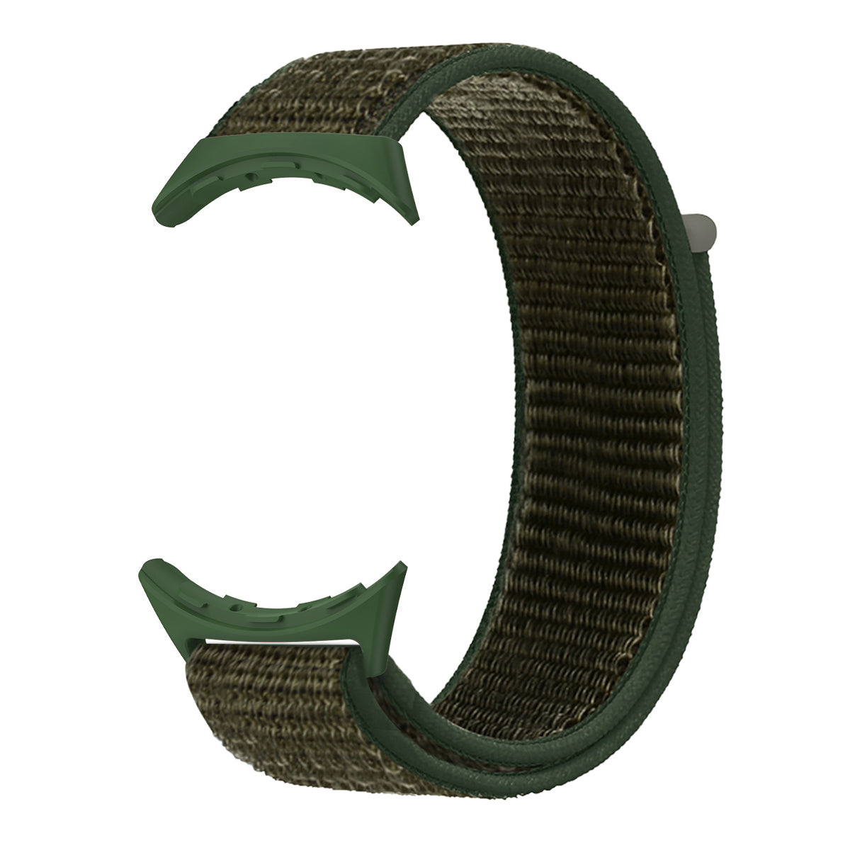 Google Pixel Watch 4 - 45mm nylon bandje (legergroen)