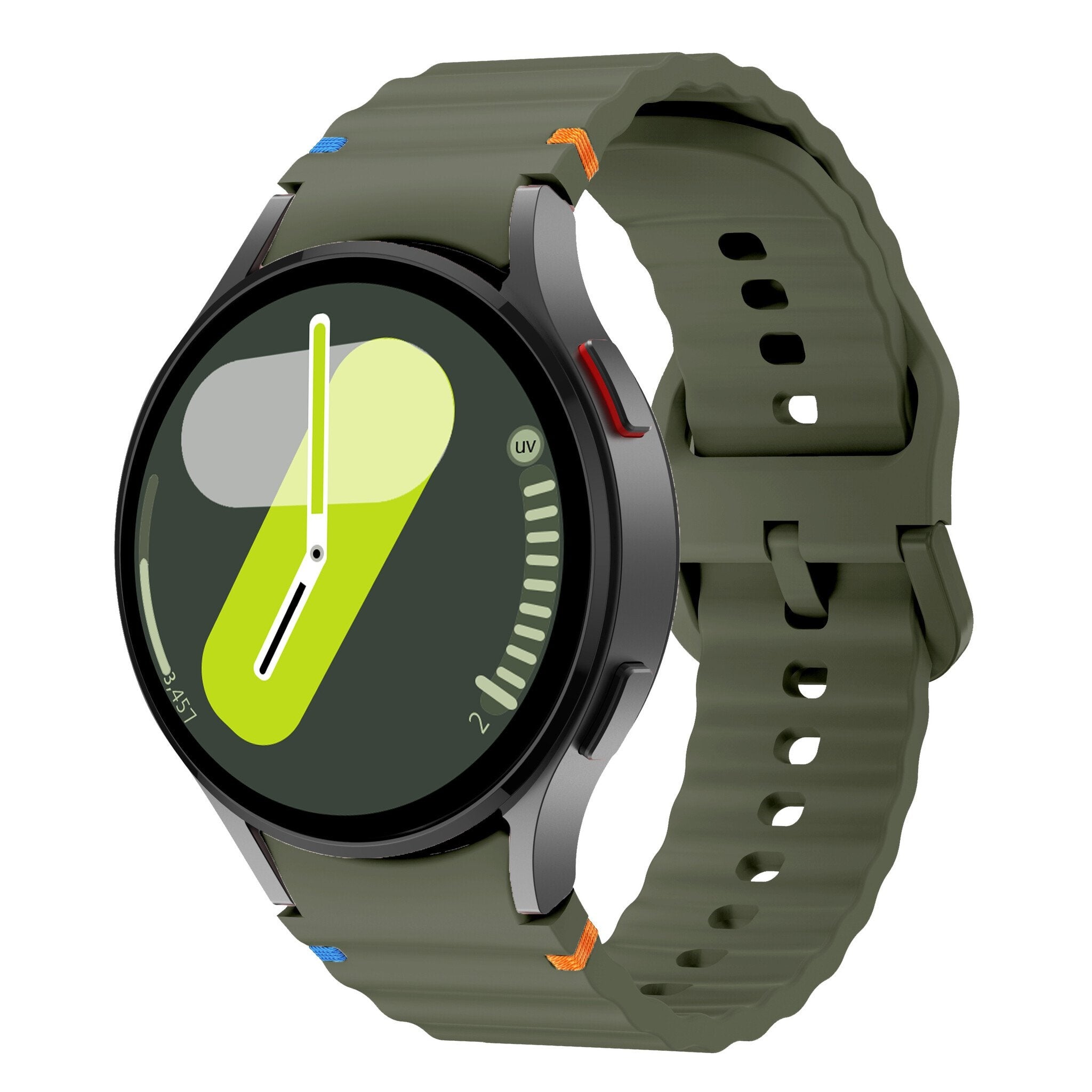 Samsung Galaxy Watch 44mm Wave Strap (Army Green)
