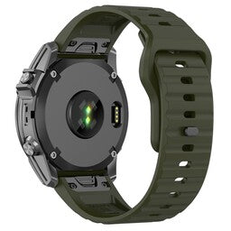 Garmin Instinct 3 - 50mm outdoor siliconen band (legergroen)