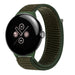 Google Pixel Watch 3 - 45mm nylon bandje (legergroen)