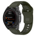Garmin Quatix 8 - 51mm outdoor siliconen band (legergroen)