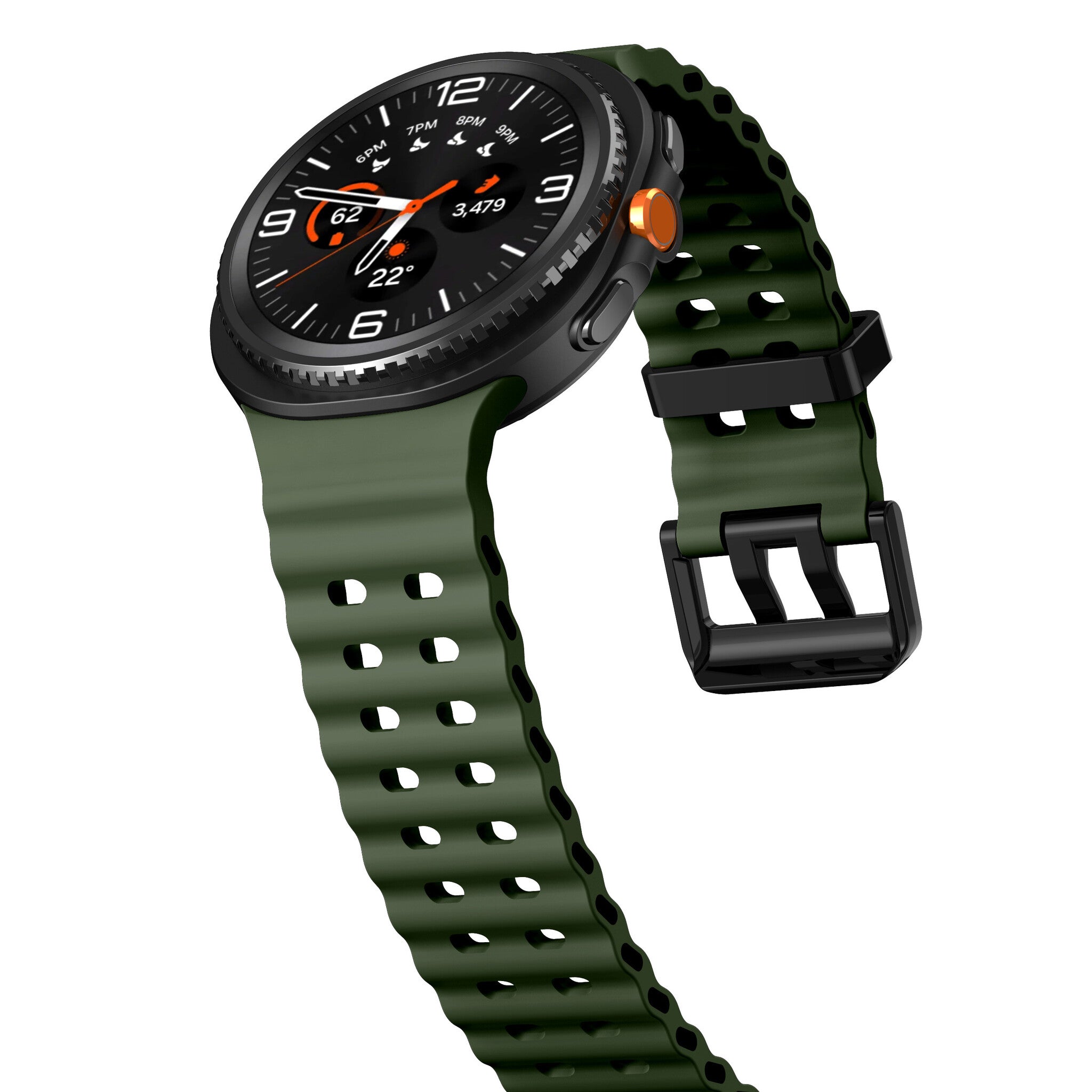 Samsung Galaxy Watch 8 - 44mm Ocean bandje (legergroen)