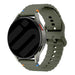 Amazfit Bip 6 wave siliconen bandje (legergroen)