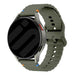 TicWatch 22mm wave siliconen bandje (legergroen)