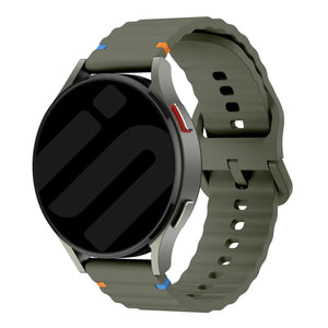 Amazfit GTR 4 Wave Silicone Strap (Army Green)