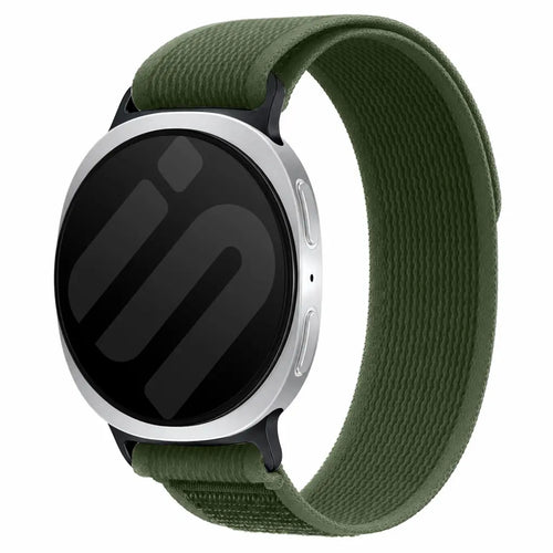Samsung Galaxy Watch 8 Classic trail nylon band (legergroen)