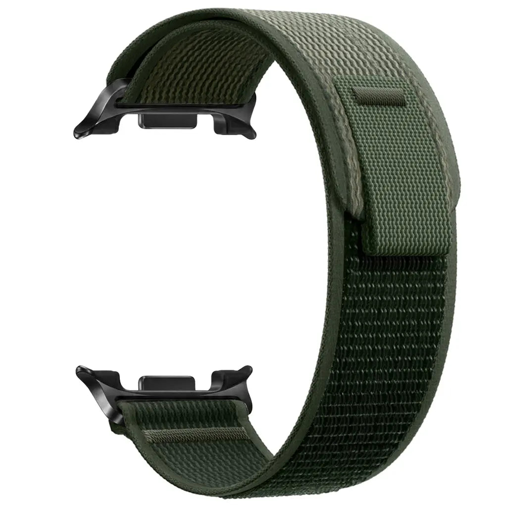 Samsung Galaxy Watch 8 Classic trail nylon band (legergroen)