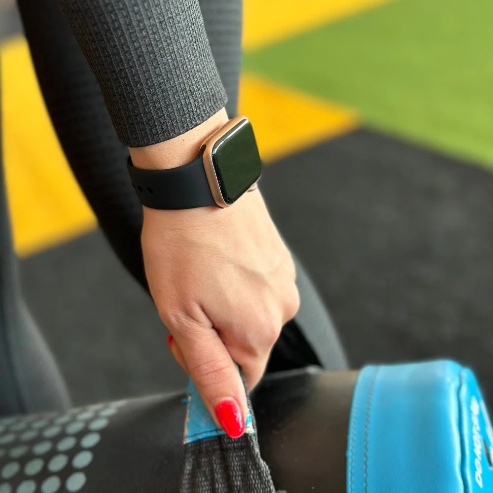 Apple Watch sport bandje (zwart)