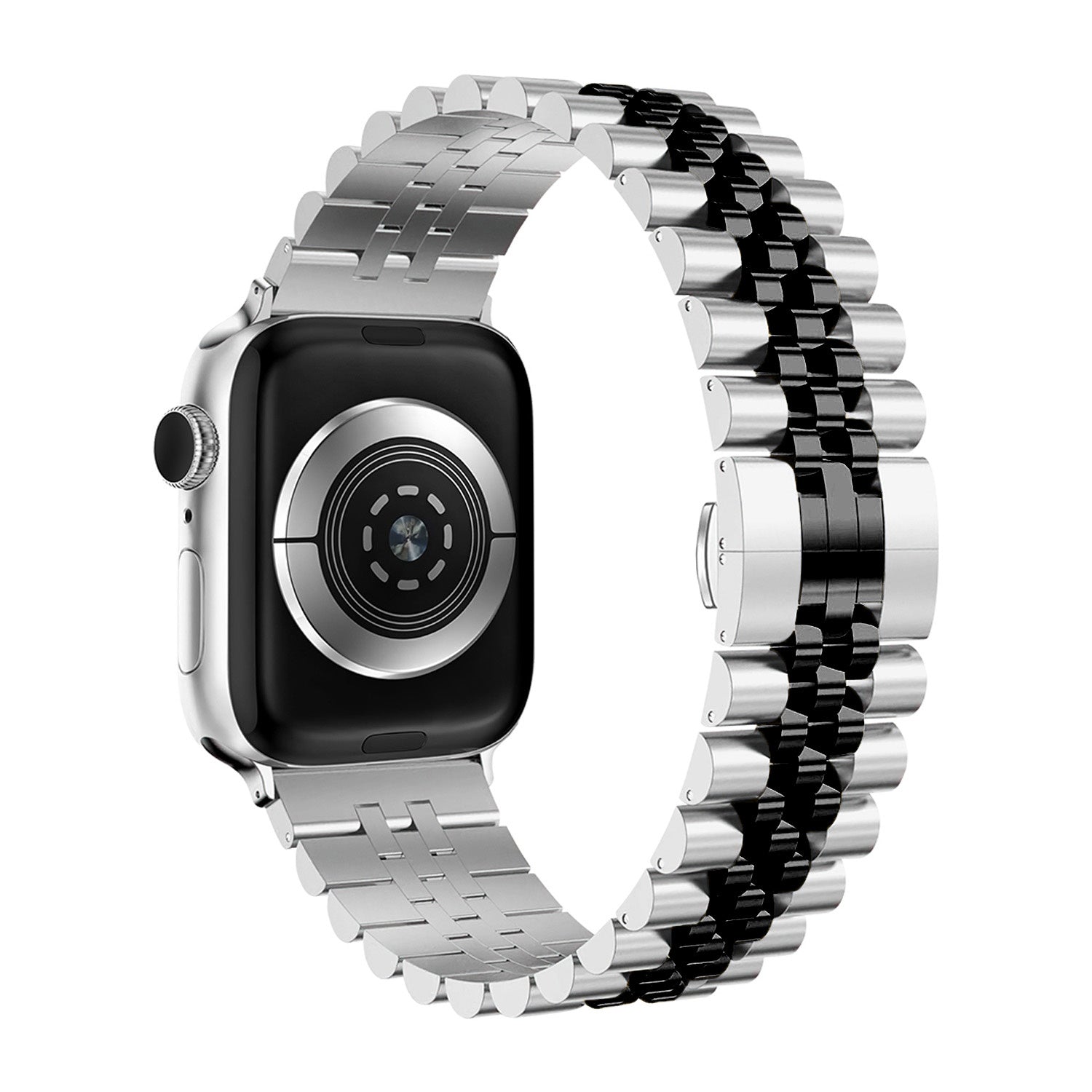 Apple Watch Ultra Jubilee stalen band (zilver/zwart)