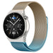 Huawei Watch GT 3 Pro 46mm Milanese band (blauw/goud)