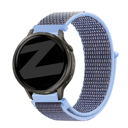 Bandz Garmin Bounce 2 Nylon Loop Strap (Azure Blue)