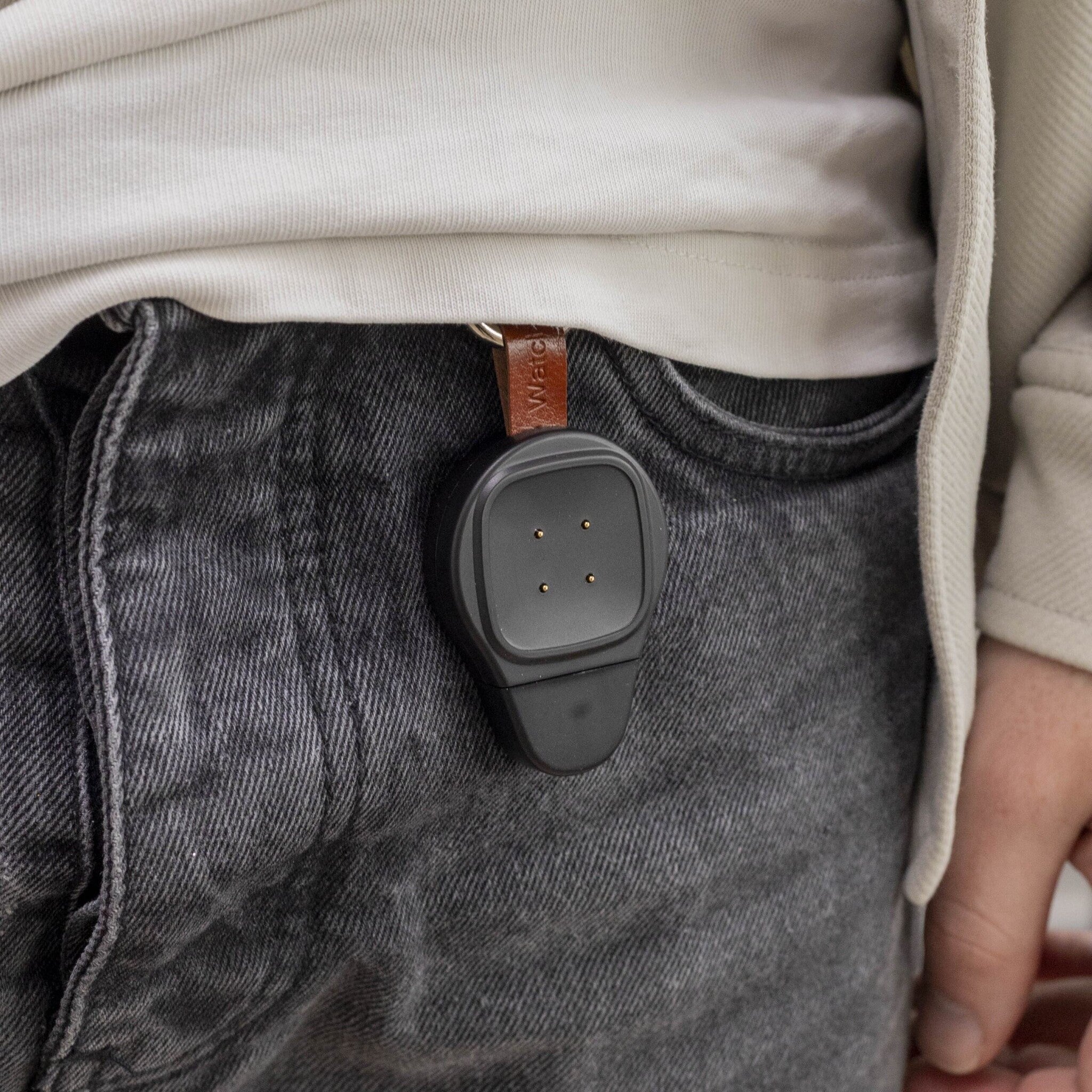 Fitbit Versa 3 / Sense mini oplader (zwart)