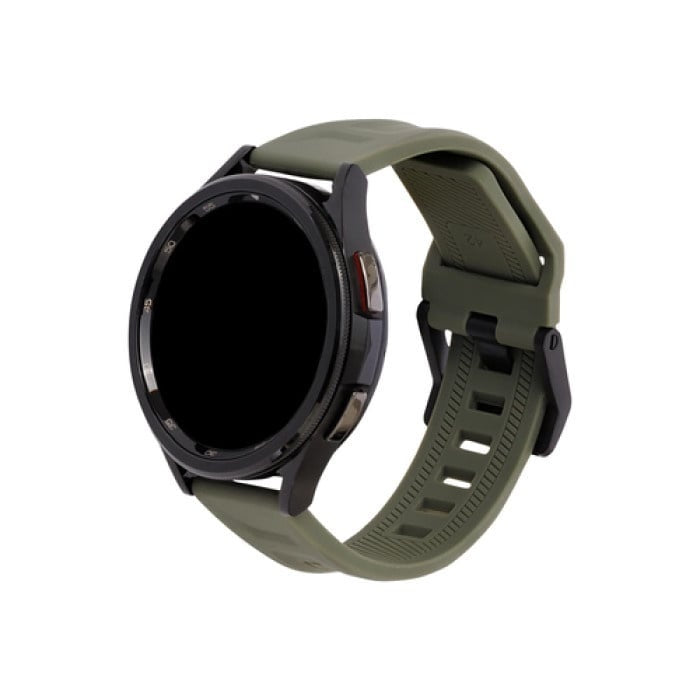 UAG Samsung Galaxy Watch 4 Classic 46mm siliconen bandje (donkergroen)