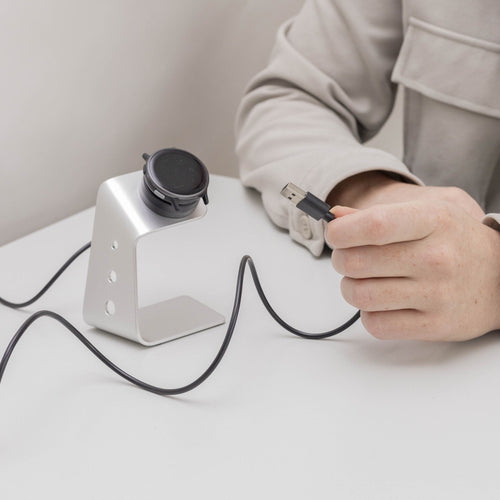 Garmin Fenix 5 / 6 / 7 / 8 Charging stand (zilver)